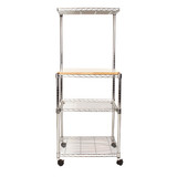 easy-build Kitchen or Laundry Rack Kit - Silver