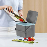 EKO Deco Food Waste Caddy 4L - Grey