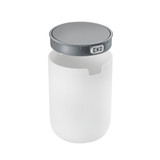 EKO Fandy Table Bin with Swing Top Lid 1.5L - White