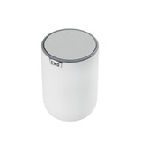 EKO Fandy Table Bin with Swing Top Lid 1.5L - White