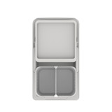 EKO Deco Single Pull Out Rubbish Bin 20L - Grey