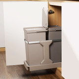EKO Deco Duo Pull Out Recycling Bin 20L+15L - Grey