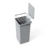 EKO Deco Duo Pull Out Recycling Bin 20L+15L - Grey