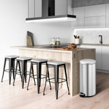 EKO Maggey Step Bin 30L - Silver