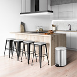 EKO Maggey Step Bin 20L - Silver