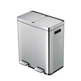 EKO Edison Recycling Rubbish Step Bin 20L+20L