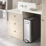 EKO Ecofly Butterfly Step Rubbish Bin with Wheels 20L+20L
