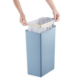 EKO Morandi Interlocking Touch Rubbish Bin 30L - Blue