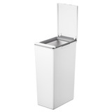 EKO Morandi Interlocking Touch Rubbish Bin 30L - White