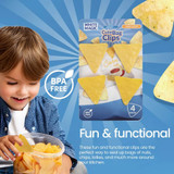 White Magic Cute Bag Clips 4 Pack - Corn Chips