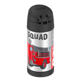 Thermos Funtainer Vacuum Insulated Drink Bottle 355ml - Fire Truck