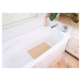 White Magic Non-Slip Shower Mat - Latte