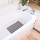 White Magic Non-Slip Shower Mat - Platinum