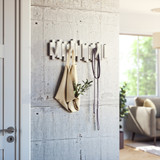 Umbra Sticks Wall Mounted 5 Hook Rack - White