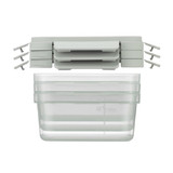 Lock & Lock Nestopia Rectangle Food Containers 500ml - 3 Pack