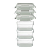Lock & Lock Nestopia Rectangle Food Containers 500ml - 3 Pack