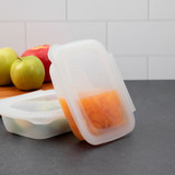 Progressive Softbox Silicone Divided Food Container - 2 Cup