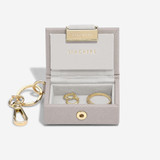 Stackers Nano Keyring Jewellery Box In Christmas Cracker - Taupe
