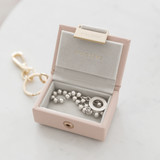 Stackers Nano Keyring Jewellery Box In Christmas Cracker - Blush