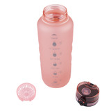 Oasis Tritan Motivational Sports Bottle 1.5L - Glow Pink