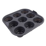 Daily Bake Air Fryer Square Collapsible 9 Muffin Pan - 22cm