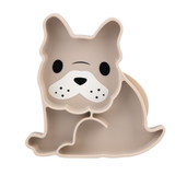 Melii Luxe Divided Silicone Suction Kids Plate - Bulldog