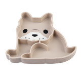 Melii Luxe Divided Silicone Suction Kids Plate - Bulldog