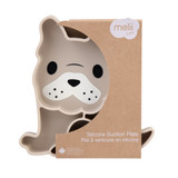 Melii Luxe Divided Silicone Suction Kids Plate - Bulldog