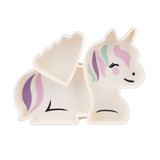 Melii Luxe Divided Silicone Suction Kids Plate - Unicorn