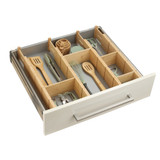 Bamboo Drawer Dividers - 12 Pack