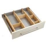 Bamboo Drawer Dividers - 12 Pack