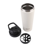 Oasis Stainless Steel Protein Shaker Bottle 700ml - Alabaster