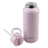 Oasis Moda Mag-Grip Insulated Stainless Steel Drink Bottle 1L - Pink Lemonade