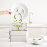 Joseph Joseph Compo 4 Easy-Fill Food Waste Caddy - Grey