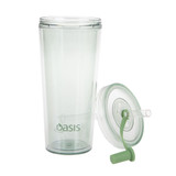 Oasis Acrylic Insulated Smoothie Tumbler - Green Apple