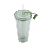 Oasis Acrylic Insulated Smoothie Tumbler - Green Apple