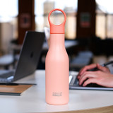 Joseph Joseph Loop Stainless Steel Water Bottle 500ml - Coral