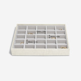 Stackers Classic Jewellery Box Tray 25 Compartment - Oatmeal