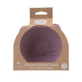 Melii Luxe Silicone Suction Kids Bowls 2 Pack - Cat