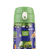 Oasis Kids Insulated Stainless Steel Drink Bottle 550ml - Garbage Trucks