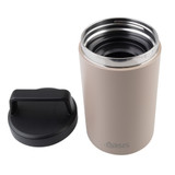 Oasis Stainless Steel Insulated Food Flask with Handle 700ml - Latte