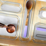 madesmart Narrow Drawer Organiser Large - Clear