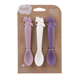 Melii Luxe Silicone Spoons 3 Pack - Unicorn