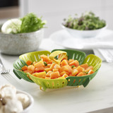 Joseph Joseph Bloom Folding Steamer Basket - Green