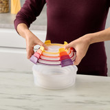 Joseph Joseph Nest Lock Round Container Set 4-Pack - Multicolour