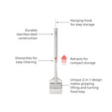 Joseph Joseph GrillOut BBQ Turner Tongs