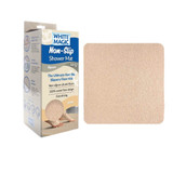 White Magic Non-Slip Shower Mat Square - Latte