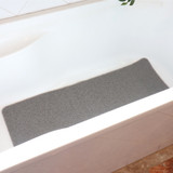 White Magic Non-Slip Shower Mat Large - Platinum