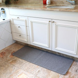 White Magic Non-Slip Shower Mat Large - Platinum
