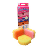 White Magic Scrubtastic Scrub & Wipe Sponge Duo - 3 Pack
